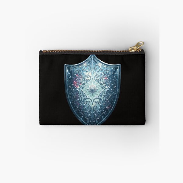 Item preview, magical mesmerizing silver shield designed and sold by Ink And Inspire.
