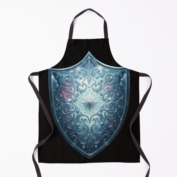 Item preview, magical mesmerizing silver shield designed and sold by Ink And Inspire.