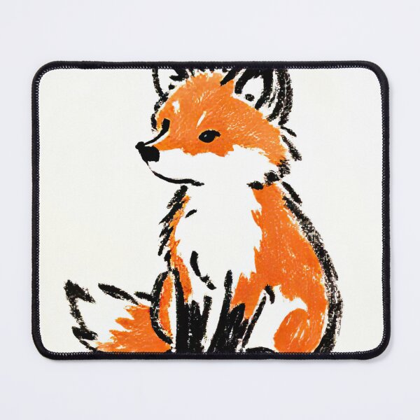 Item preview, Cute Fox Ink Sketch designed and sold by SunkenCost.