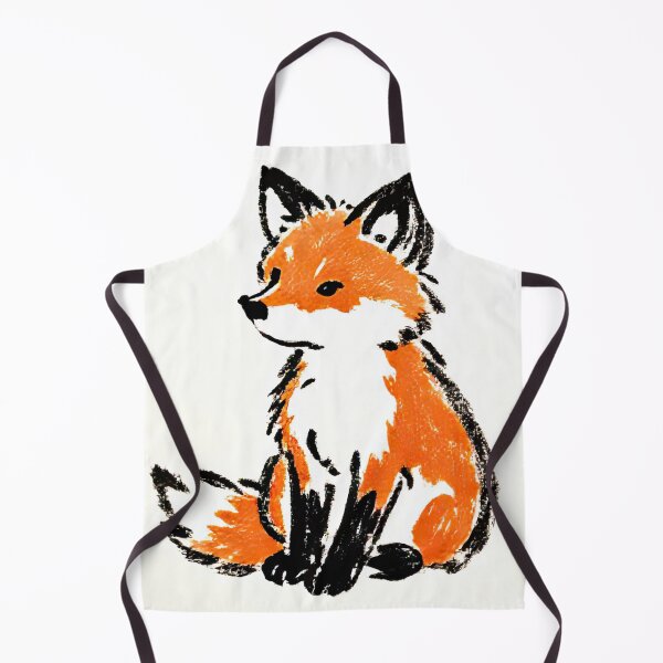Item preview, Cute Fox Ink Sketch designed and sold by SunkenCost.