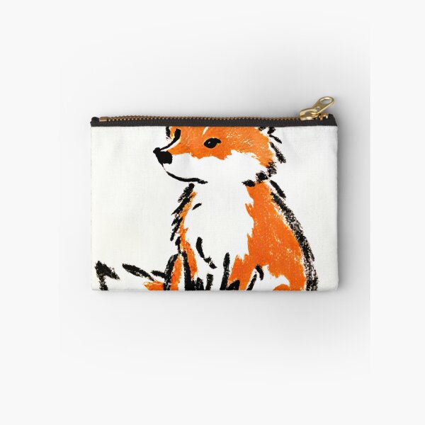 Aperçu de l'œuvre Esquisse à l'encre d'un renard mignon créée et vendue par SunkenCost.