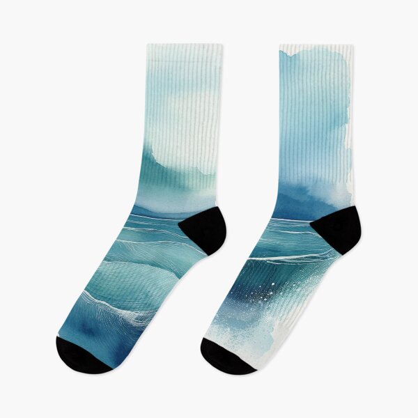 Item preview, Faded Blue Waves designed and sold by WildWho.