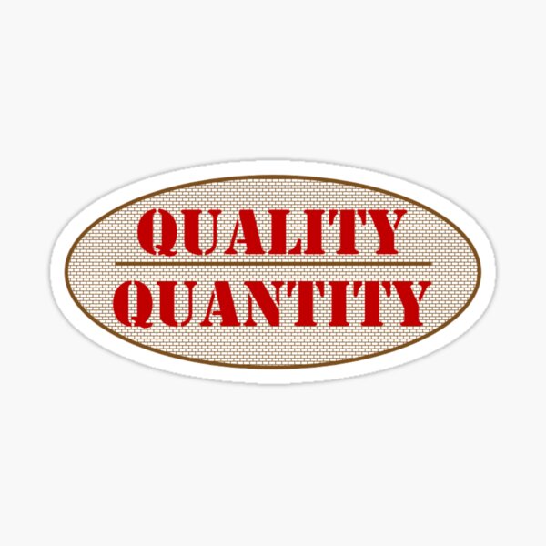 Item preview, Quality Over Quantity designed and sold by Corporate Wench.