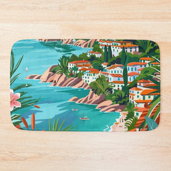 Item preview, Elba Island Tuscany Italy Minimalist Illustration designed and sold by LVTFCOarts.