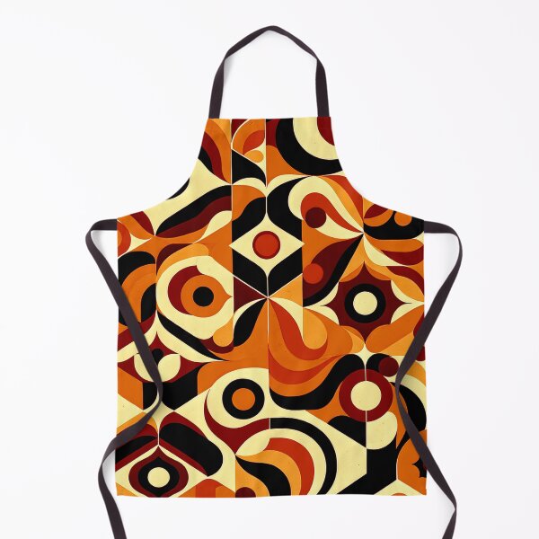 Item preview, Mid-Century Modern Orange, Cream, And Brown Retro Design designed and sold by DEC02.