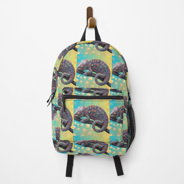 Item preview, Color Burst Chameleon – Retro Vibes designed and sold by Molly's Gone Mad .
