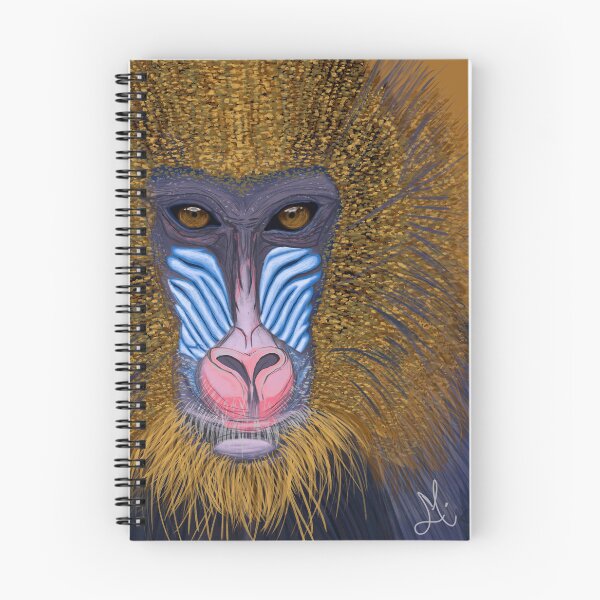 Item preview, The Mandrill | Original Digital Painting designed and sold by CarbonPosDesign.