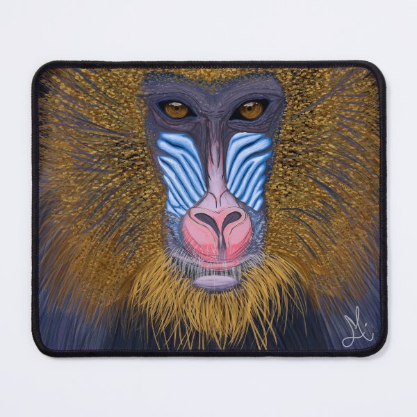Item preview, The Mandrill | Original Digital Painting designed and sold by CarbonPosDesign.