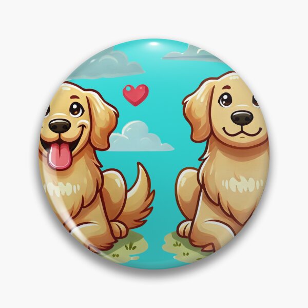 Item preview, A beautiful golden retriever hunting dog, furry, cute, man's best friend designed and sold by FabioMassonii.