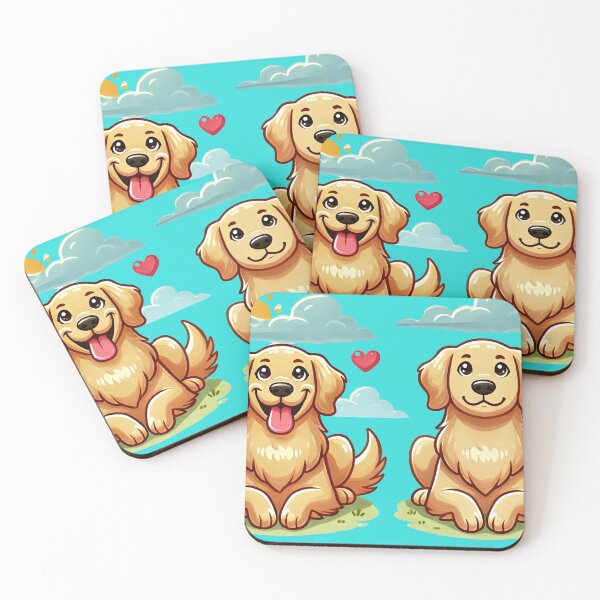 Item preview, A beautiful golden retriever hunting dog, furry, cute, man's best friend designed and sold by FabioMassonii.
