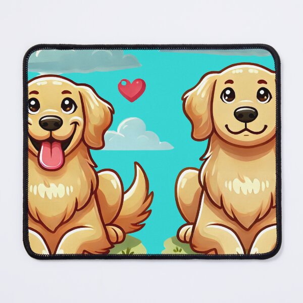 Item preview, A beautiful golden retriever hunting dog, furry, cute, man's best friend designed and sold by FabioMassonii.