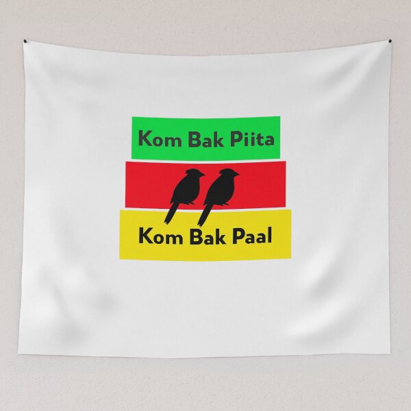 Item preview, Kom Bak Piita, Kom Bak Paal, Come Back Peter, Come Back Paul Jamaican Patois designed and sold by Kolcha.