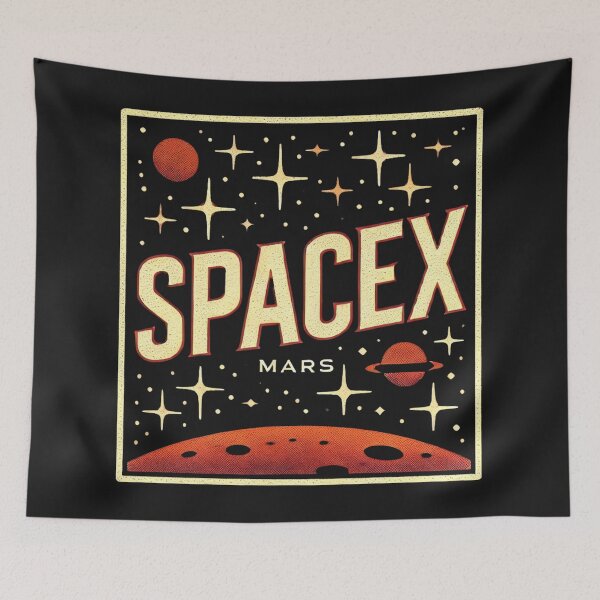Item preview, logotipo de spacex designed and sold by TEEJAMBOREE.
