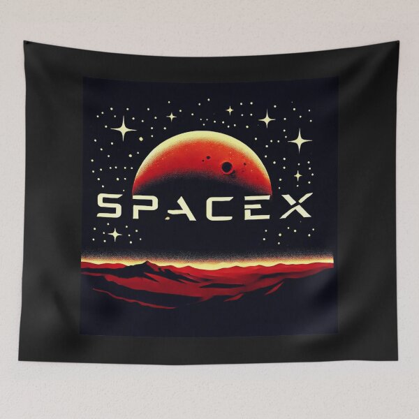 Item preview, spacex logo designed and sold by TEEJAMBOREE.