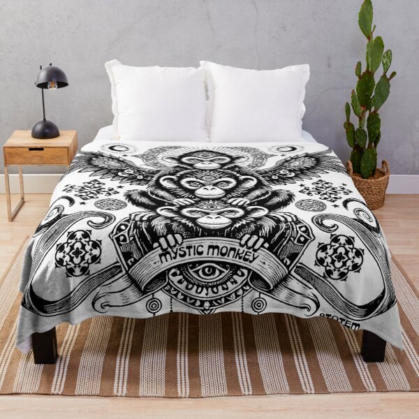 Item preview, The Mystic Monkey Business – Seeing, Speaking & Hearing Too Much! designed and sold by 8Totem.