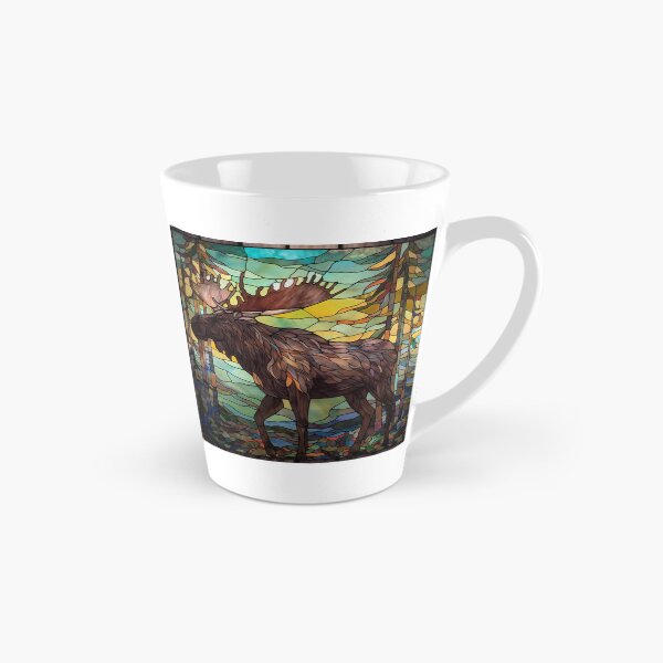 Item preview, Moose in Stained Glass designed and sold by RedHandedOD.