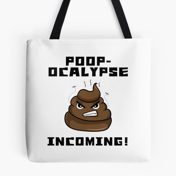 Item preview, Poop-ocalypse Incoming – Hilariously Angry Poop Emoji designed and sold by Fredster1966.