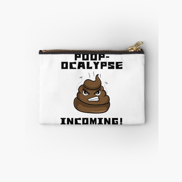 Item preview, Poop-ocalypse Incoming – Hilariously Angry Poop Emoji designed and sold by Fredster1966.