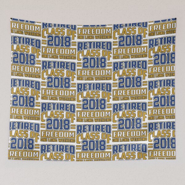 Item preview, Retired class of 2018 Freedom one long weekend gift retired men women gold designed and sold by itsagrind.