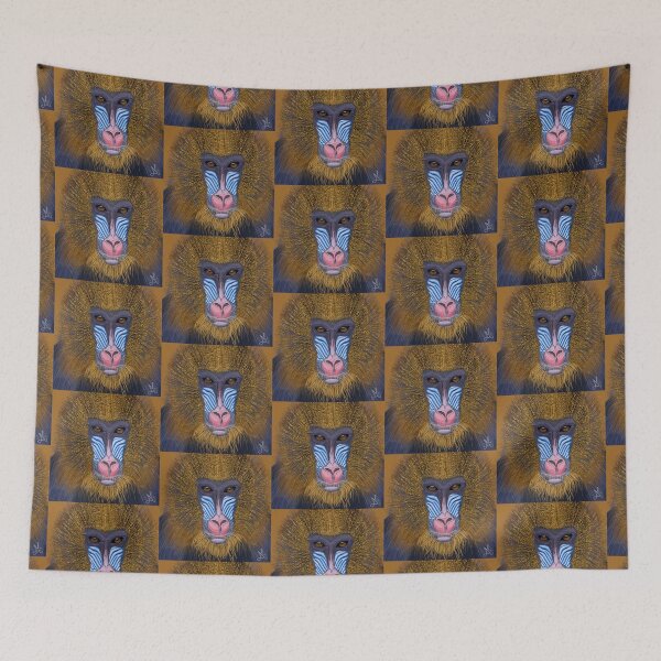 Item preview, The Mandrill | Original Digital Painting designed and sold by CarbonPosDesign.