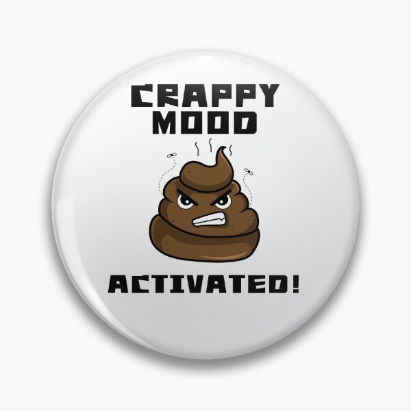 Item preview, Crappy Mood Activated – Hilarious Angry Poop Emoji Design designed and sold by Fredster1966.