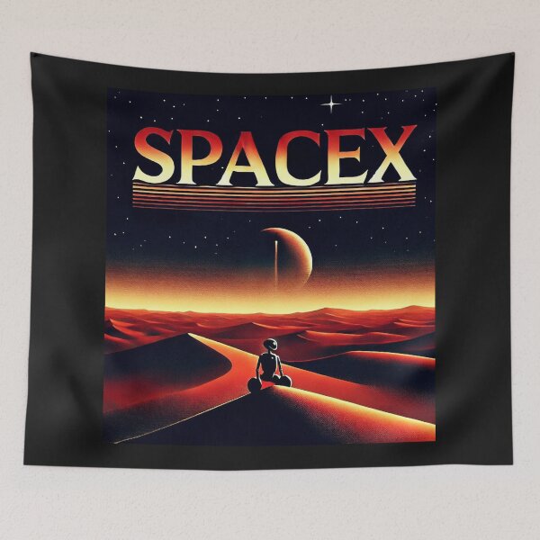 Item preview, logotipo de spacex designed and sold by TEEJAMBOREE.