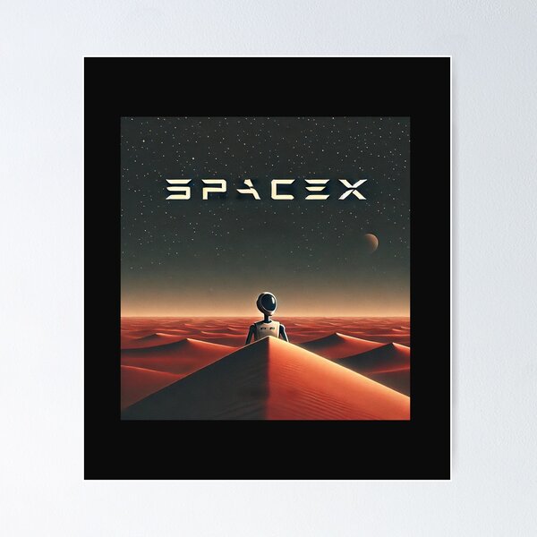 Item preview, spacex logo designed and sold by TEEJAMBOREE.