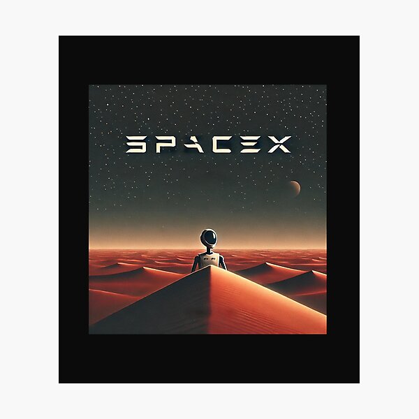 Item preview, spacex logo designed and sold by TEEJAMBOREE.