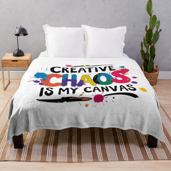 Item preview, Vibrant Expression: Creative Chaos is My Canvas designed and sold by zoughlal.