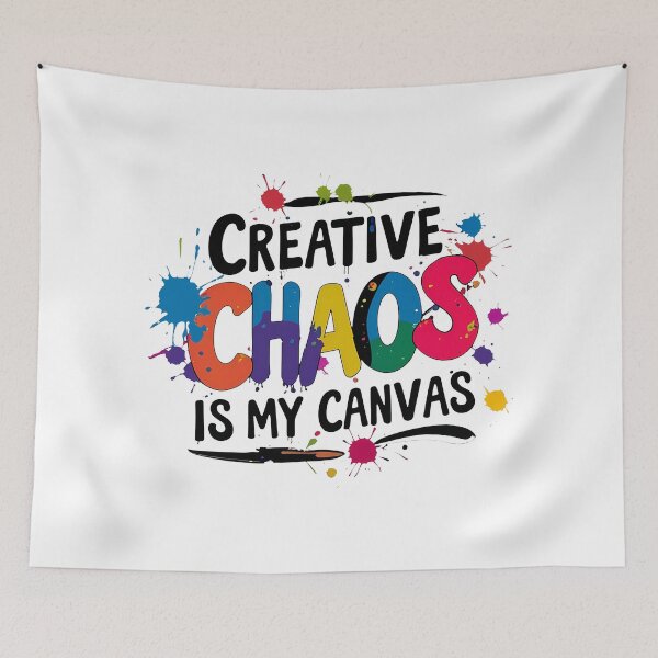 Item preview, Vibrant Expression: Creative Chaos is My Canvas designed and sold by zoughlal.
