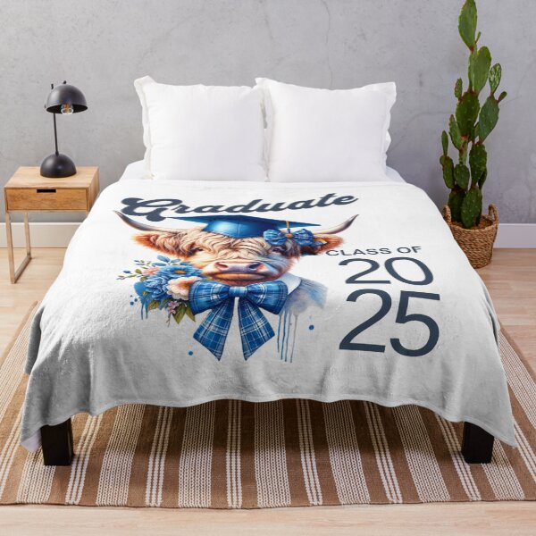 Item preview, Highland Cow Graduate Class of 2025 designed and sold by Bliss Find And Design.
