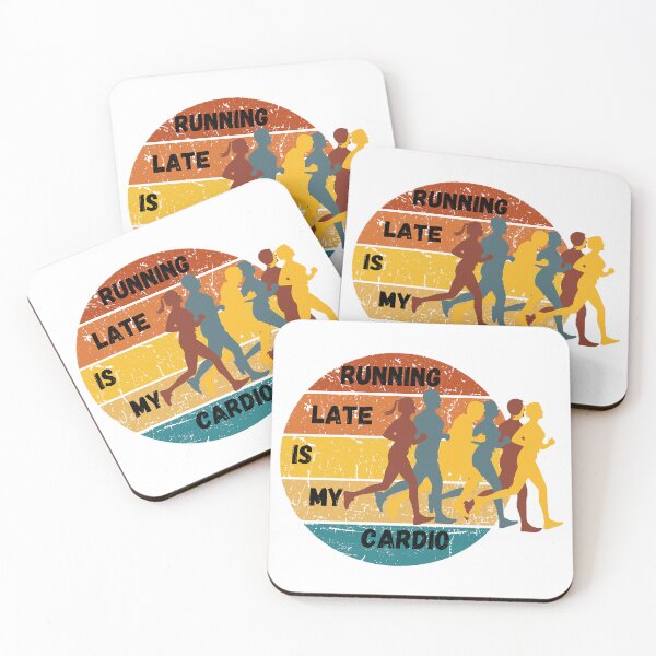 Item preview, Running Late is My Cardio designed and sold by JLClassics.