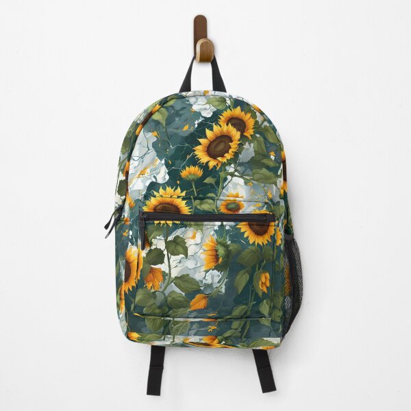 Item preview, Petals and Sunflowers in Marbled Garden designed and sold by Ciervo Primavera.