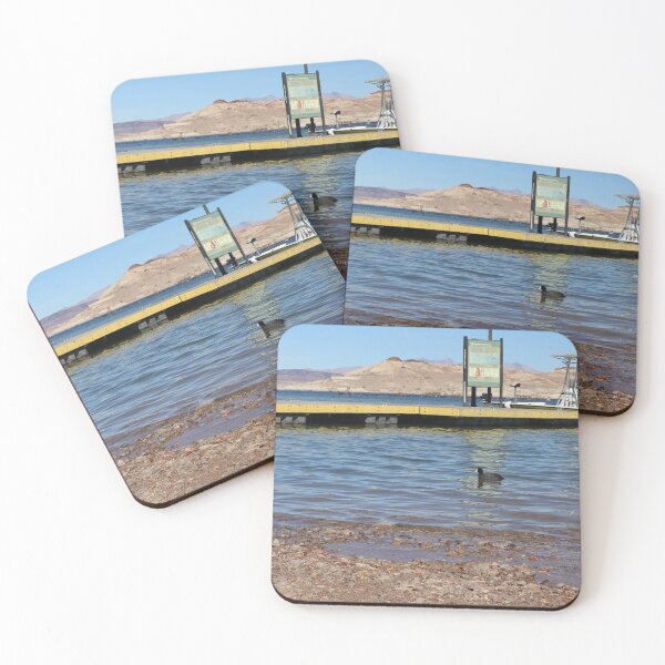 Item preview, A duck near the dock at Lake Mead National Park  designed and sold by Phakade's Photos.