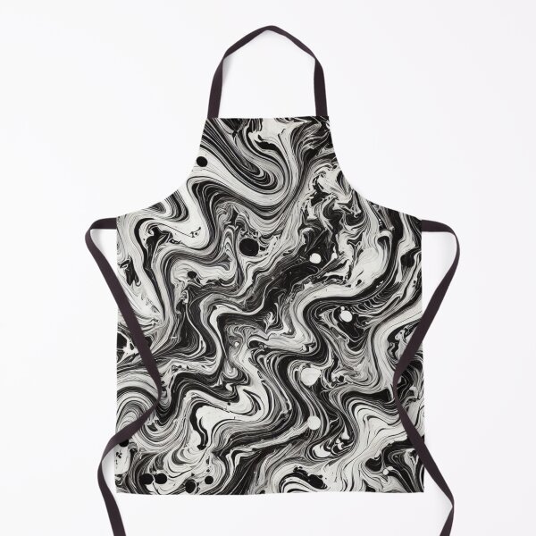 Item preview, Swirly Twirly Black and White Marble II designed and sold by Stageless Designs.