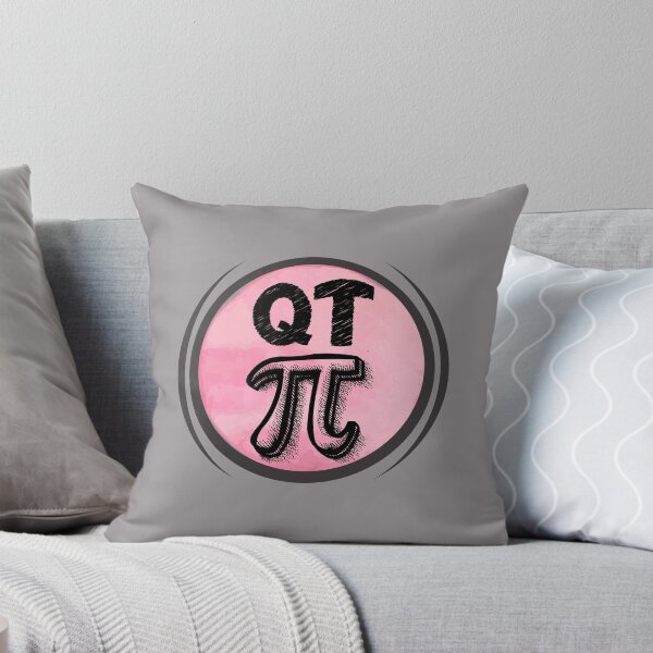 Item preview, QT Pi Symbol, Cutie Pie Pun Pink | designed and sold by Lotta Luxxa Lifestyle.