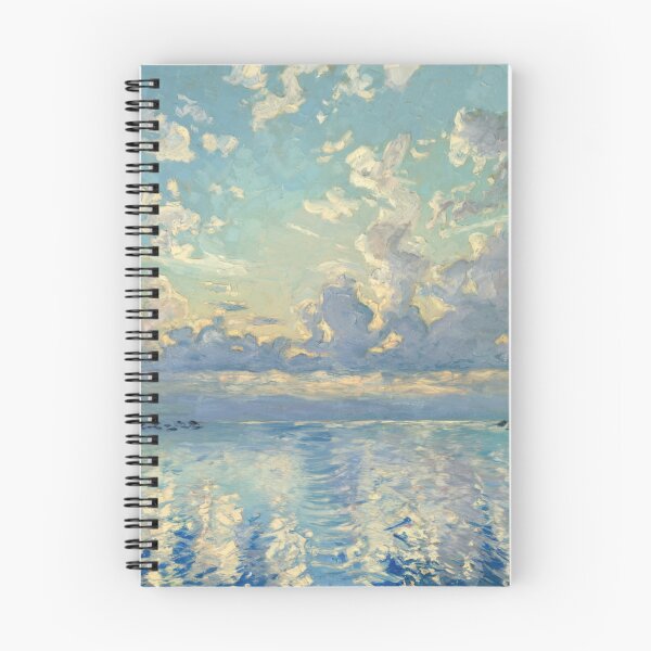 Item preview, French Seascape with Cloudy Sky Inspired by Monet designed and sold by CARRAANN.