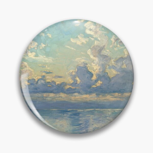 Item preview, French Seascape with Cloudy Sky Inspired by Monet designed and sold by CARRAANN.