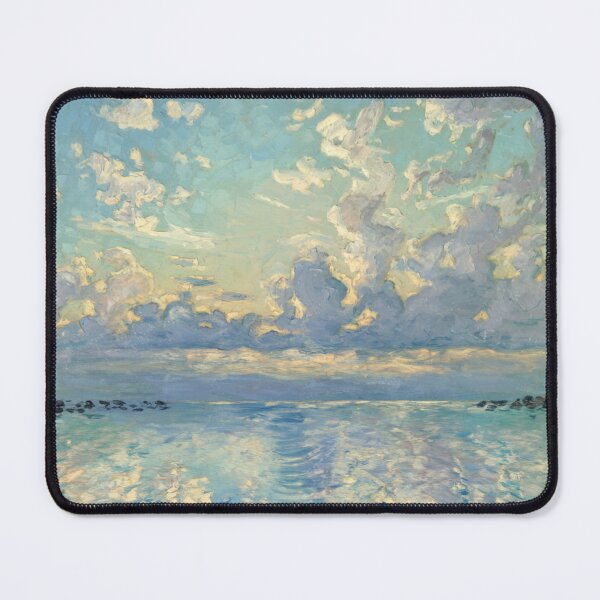 Item preview, French Seascape with Cloudy Sky Inspired by Monet designed and sold by CARRAANN.