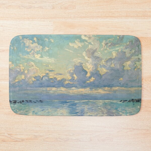 Item preview, French Seascape with Cloudy Sky Inspired by Monet designed and sold by CARRAANN.