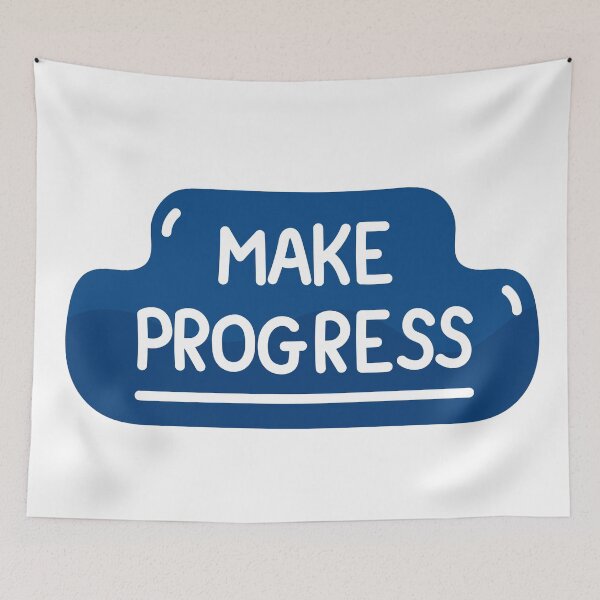 Item preview, Make Progress Today! A productive day to you, Stay Motivated! designed and sold by erkabees.