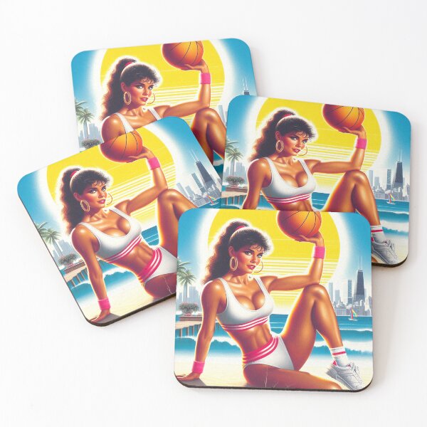 Item preview, Basketball Girl designed and sold by PulpVintage.