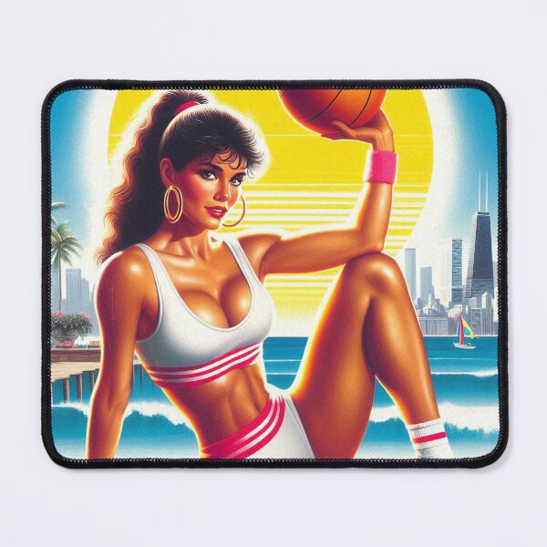 Item preview, Basketball Girl designed and sold by PulpVintage.