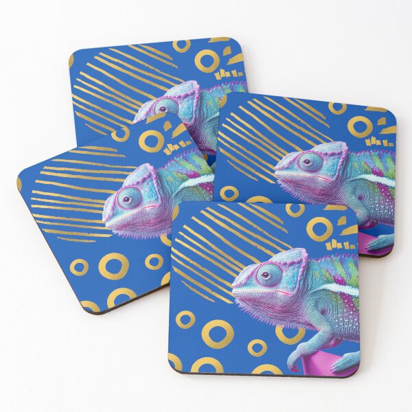 Item preview, Electric Chameleon – Bold & Vibrant designed and sold by Molly's Gone Mad .