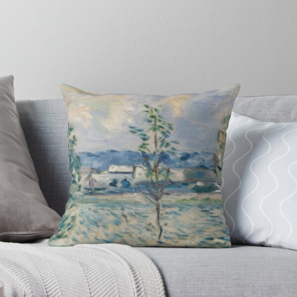 Item preview, French Countryside with Cloudy Sky | Impressionist Landscape Art designed and sold by CARRAANN.