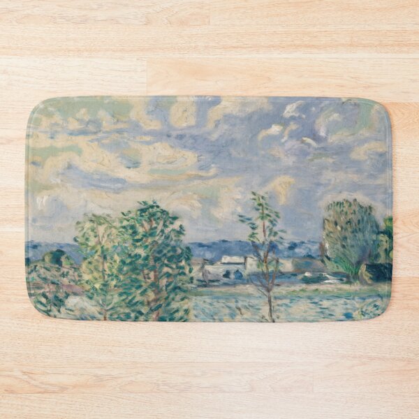 Item preview, French Countryside with Cloudy Sky | Impressionist Landscape Art designed and sold by CARRAANN.