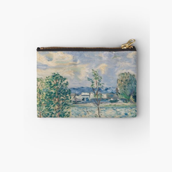 Item preview, French Countryside with Cloudy Sky | Impressionist Landscape Art designed and sold by CARRAANN.