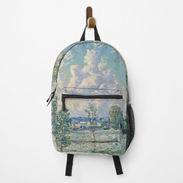 Item preview, French Countryside with Cloudy Sky | Impressionist Landscape Art designed and sold by CARRAANN.