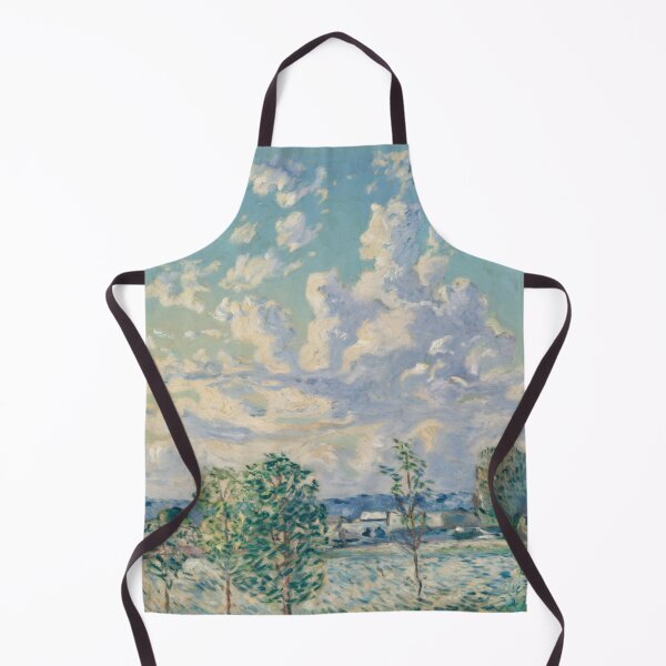 Item preview, French Countryside with Cloudy Sky | Impressionist Landscape Art designed and sold by CARRAANN.