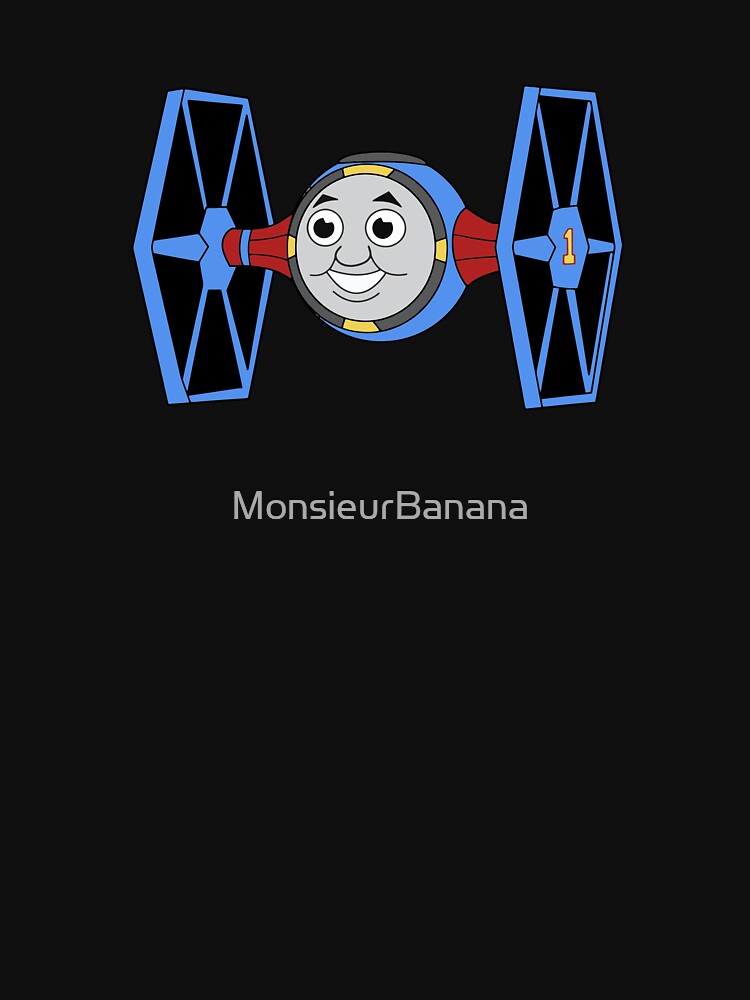Thumbnail 7 of 7, Classic T-Shirt, Thomas The Tie Fighter - Original designed and sold by MonsieurBanana.